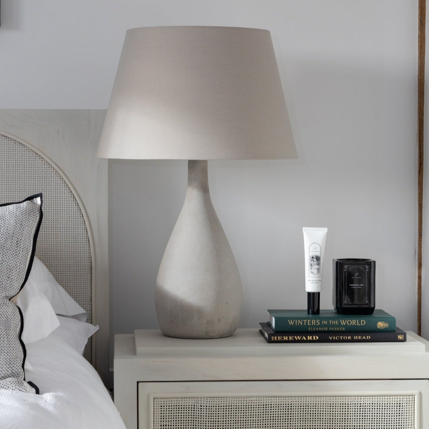 Whitehall Gardens Luxury Scented Candle in elegant glass jar, available at Clarkson Lee Lifestyle.