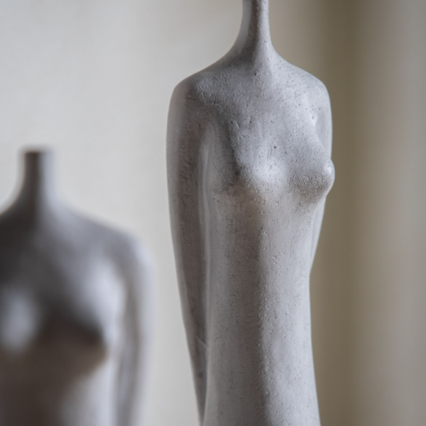 Grey Female Sculpture