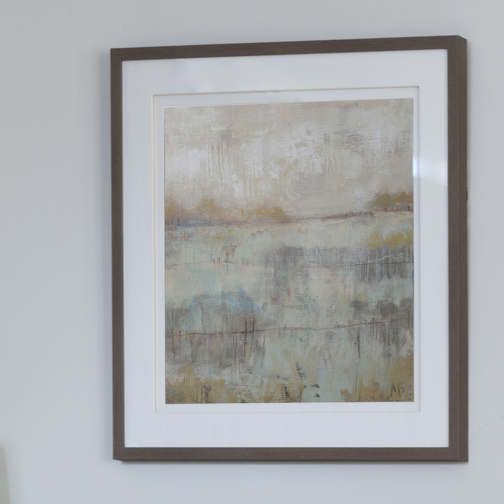 Dusk is Falling wall art depicting a serene landscape at twilight, available at Clarkson Lee Lifestyle.