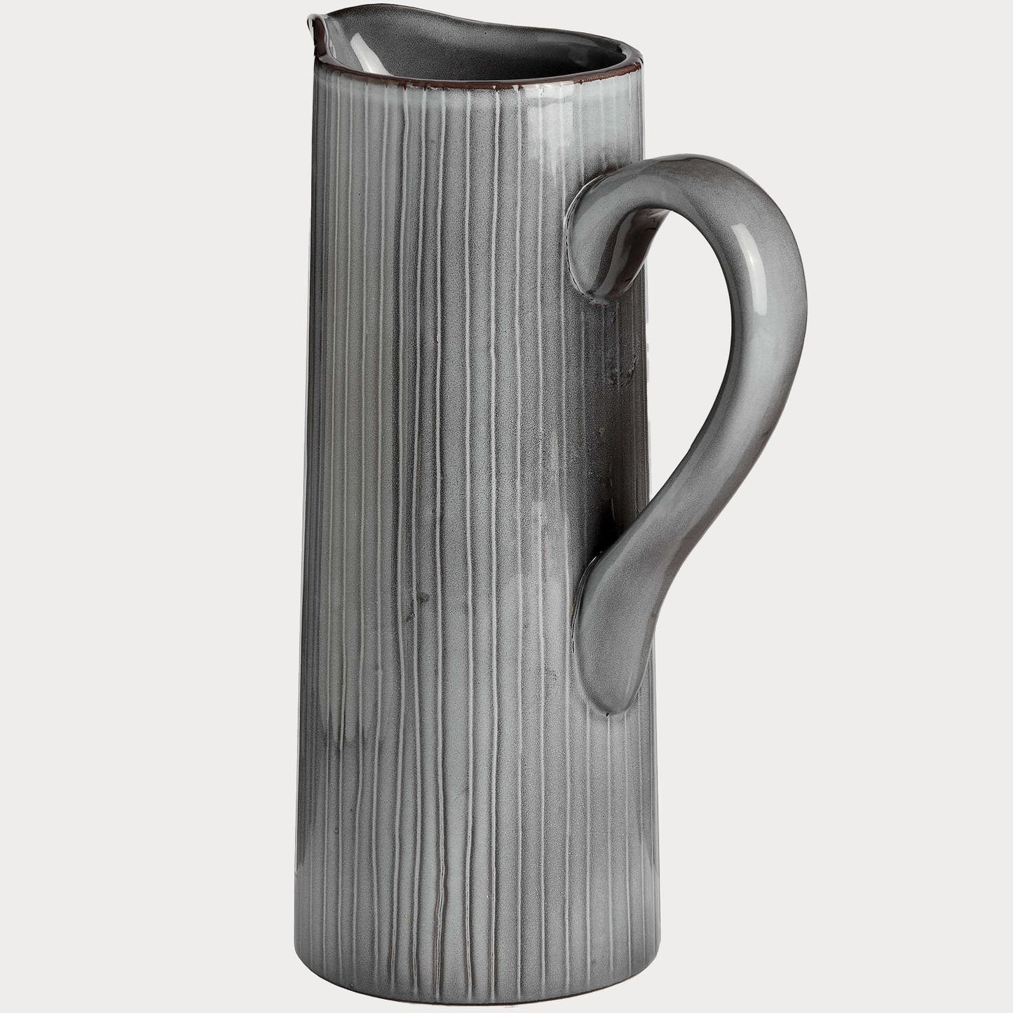 Close-up of Display Jug showcasing its smooth finish and subtle blue-grey hues.
