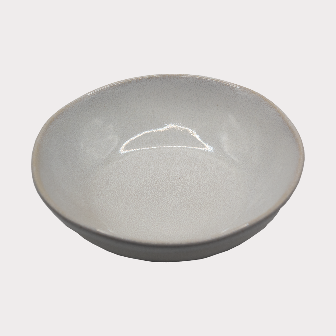 top view of organic bowl showcasing it sleek design
