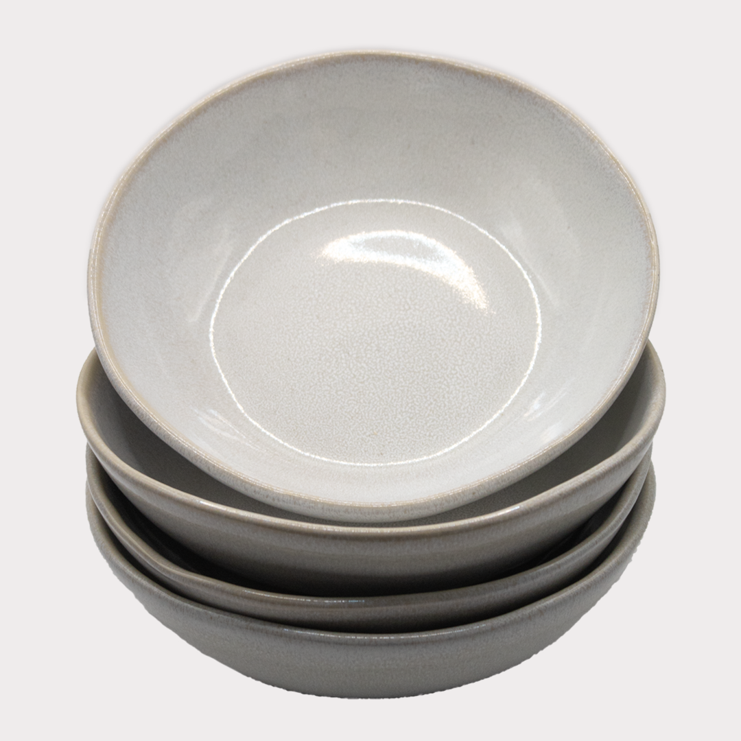 Complete Organic Shaped Crockery Set displayed, ideal for enhancing any dining occasion.