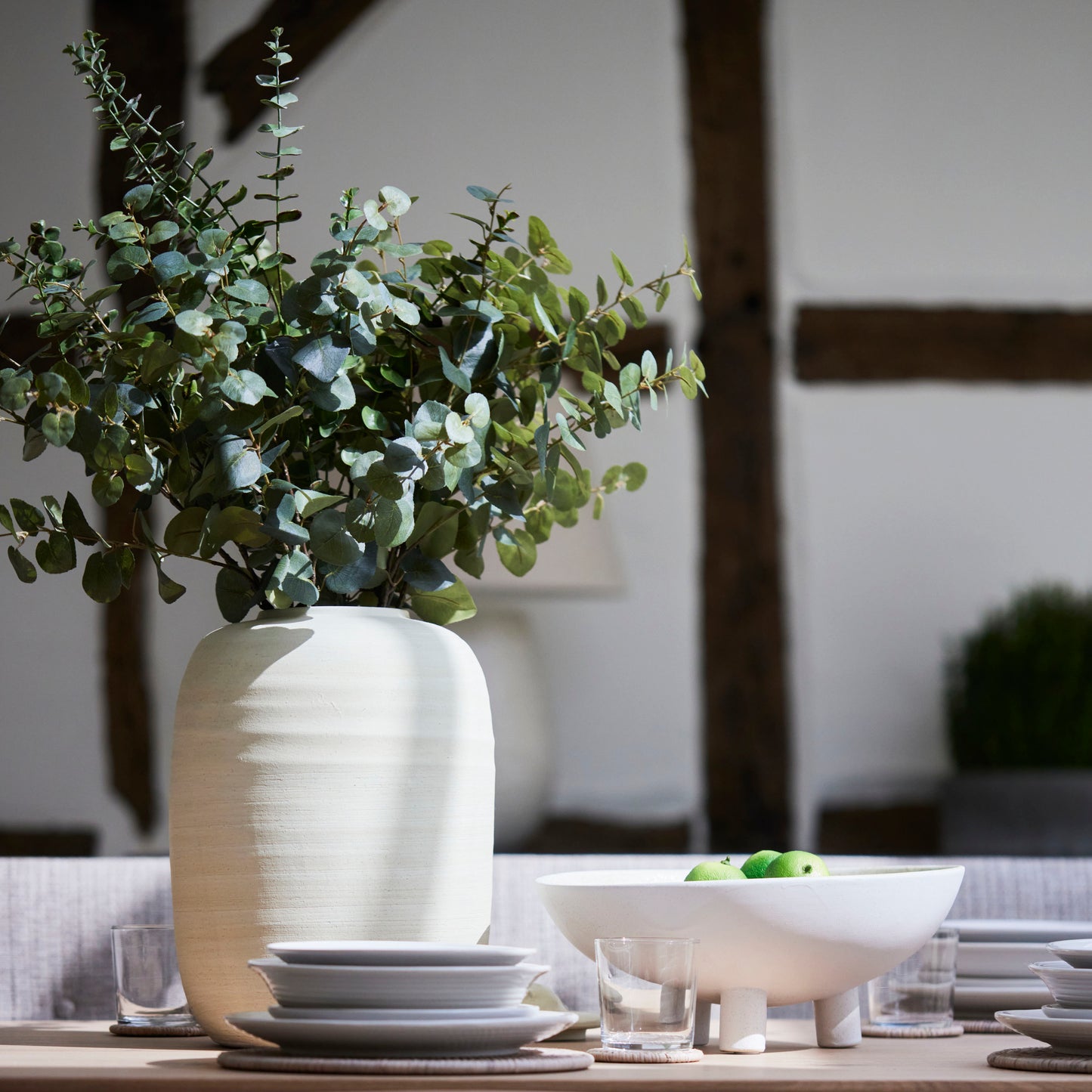 Lifelike Baby Leaf Eucalyptus Spray, perfect for home décor, available at Clarkson Lee Lifestyle.