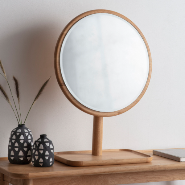 Cheval Dress Mirror with oblong shape and full-length reflection, available at Clarkson Lee Lifestyle.