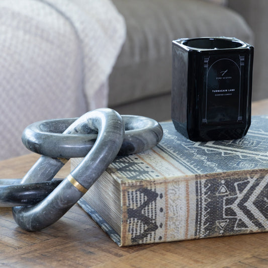 Turnagain Lane Luxury Scented Candle in elegant glass jar, available at Clarkson Lee Lifestyle.