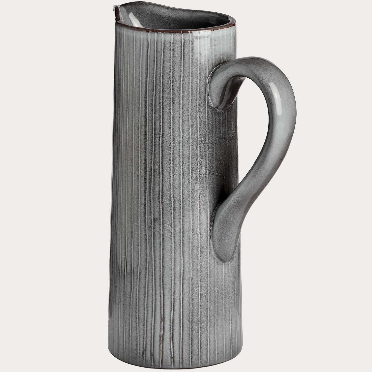 Close-up of Display Jug showcasing its smooth finish and subtle blue-grey hues.