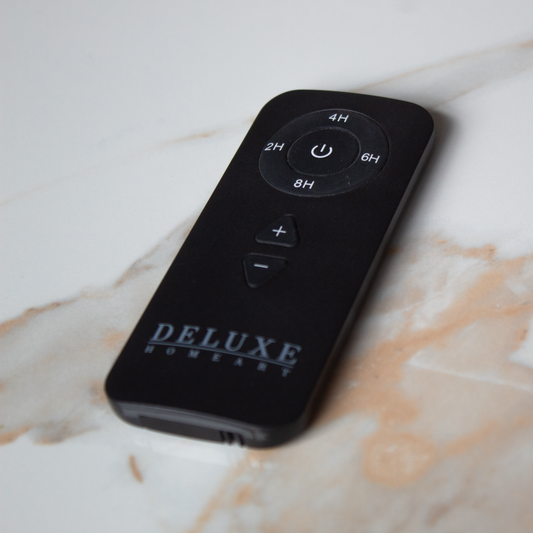 LED Candle Remote Control with multiple buttons for easy operation, available at Clarkson Lee Lifestyle.