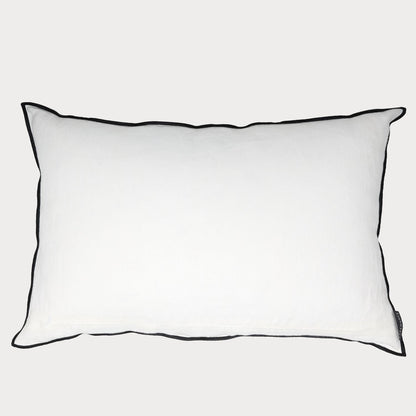 rear view of the cushion showcasing its clean craftsmanship