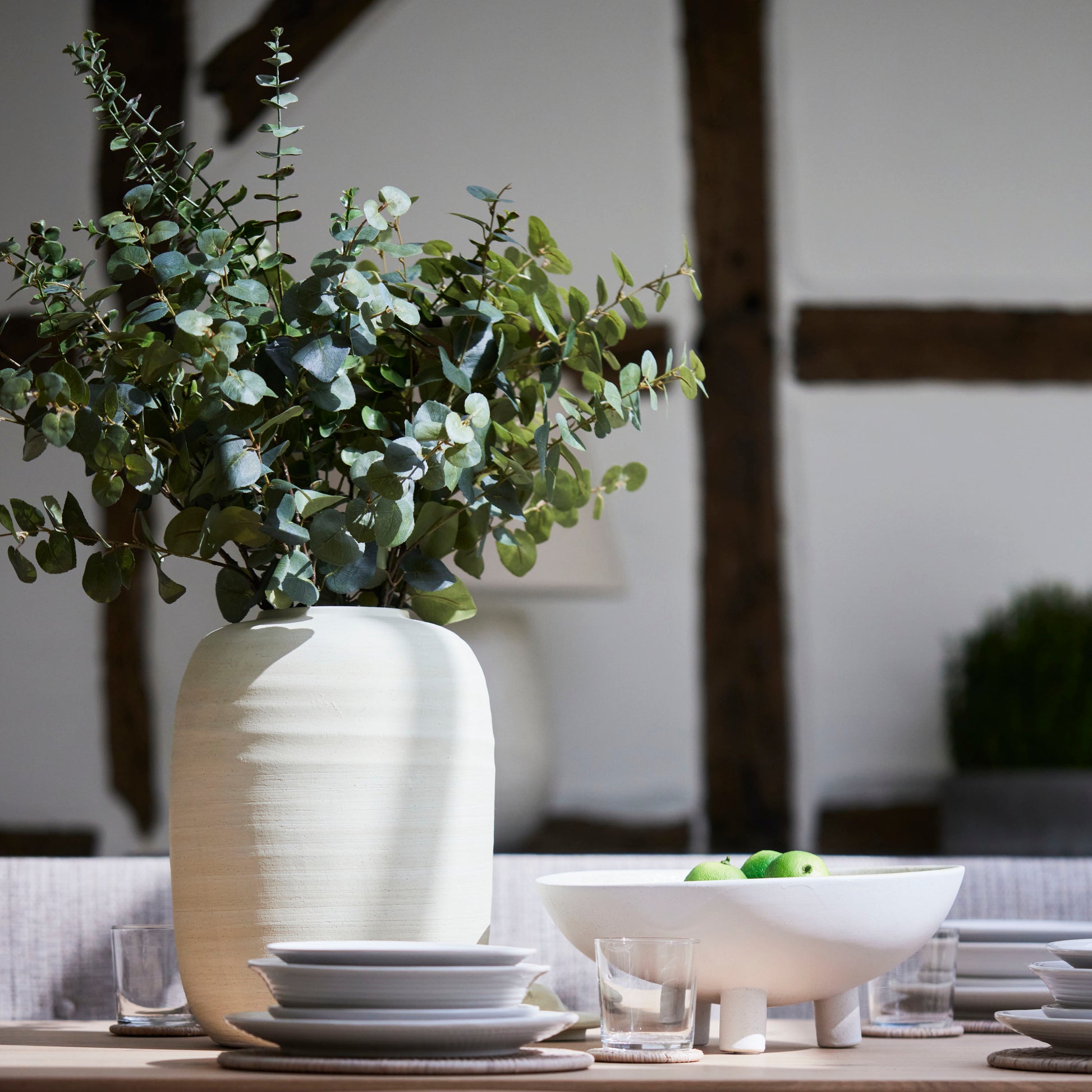 Lifelike Baby Leaf Eucalyptus Spray, perfect for home décor, available at Clarkson Lee Lifestyle.