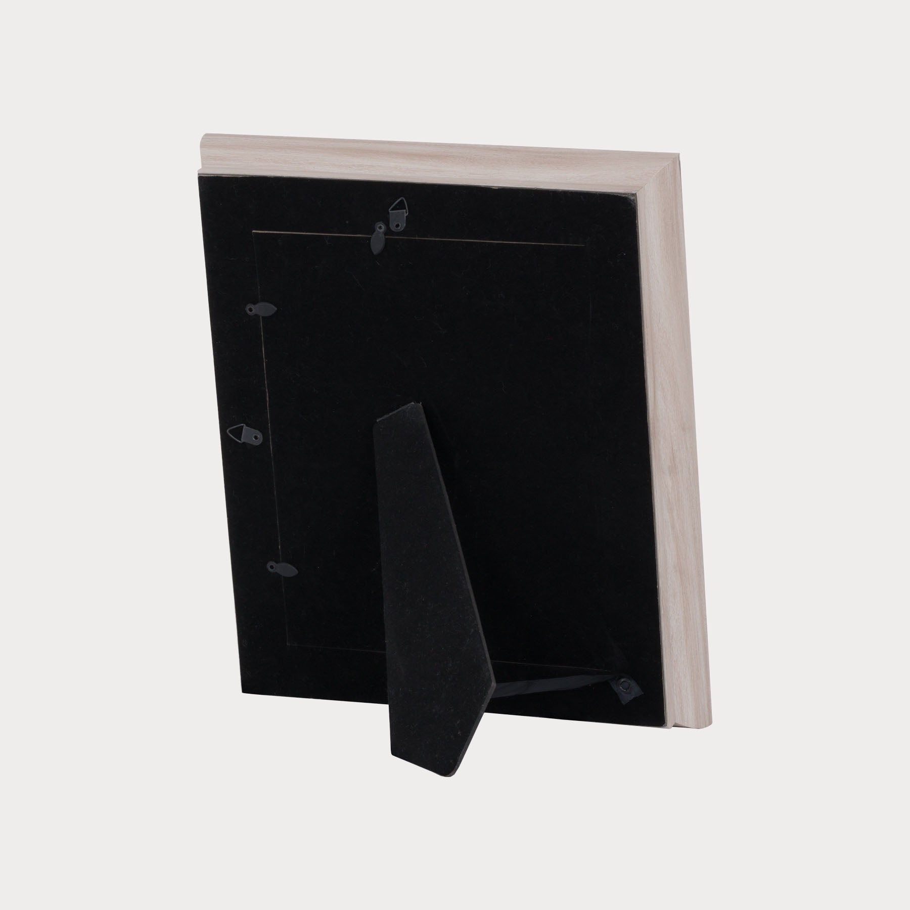 Rear view of the White Washed Photo Frame showcasing its sturdy construction.
